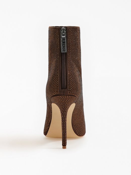Smeđa Guess Shopping čizme Gležnjače Selma