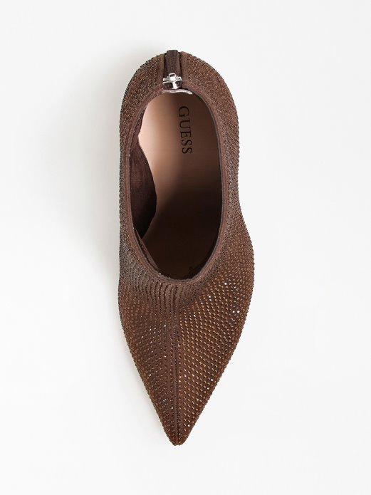 Smeđa Guess Shopping čizme Gležnjače Selma