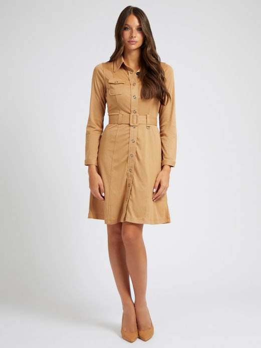 Smeđa Haljina Za Kupnju Guess Chemisier