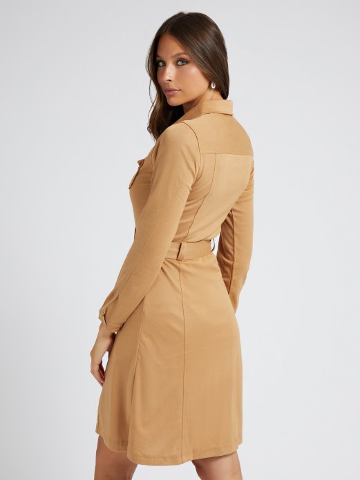 Smeđa Haljina Za Kupnju Guess Chemisier