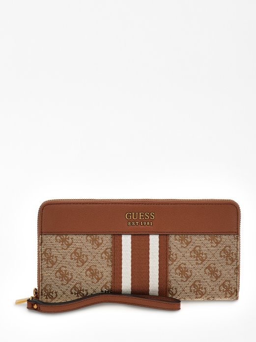 Smeđa Katey 4g Logo Maxi Novčanik Guess Shopping