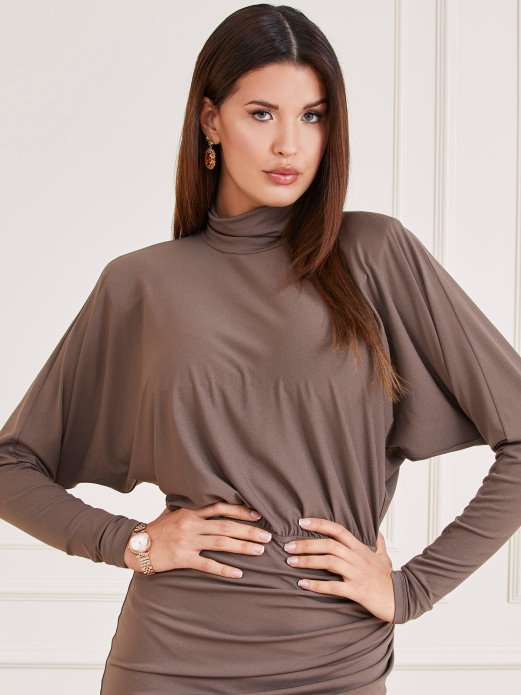 Smeđa Marciano Draped Haljina Guess Shopping
