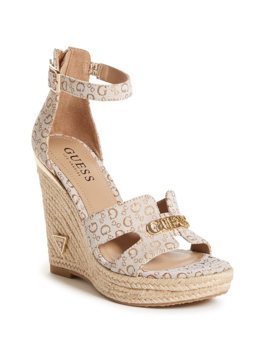 Smeđe Jessi Espadrille Wedges Guess Shopping
