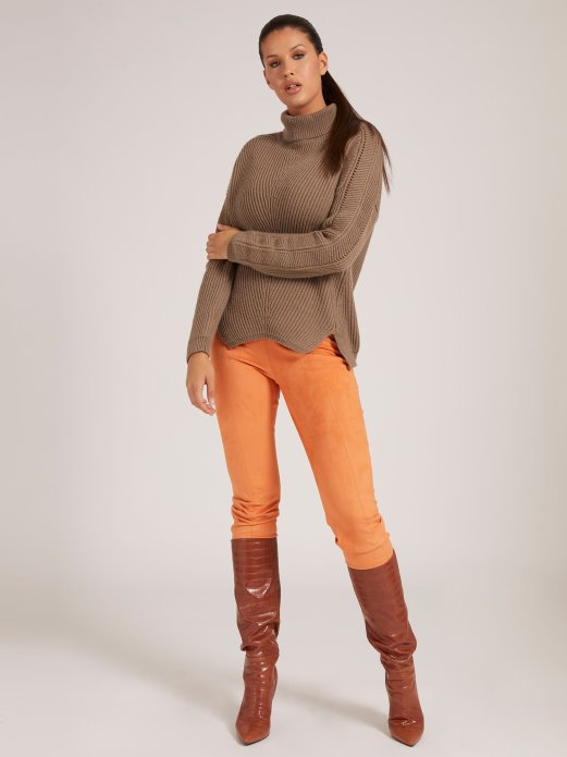 Smeđi Guess Shopping Džemper S Kornjačinom Ovratnikom