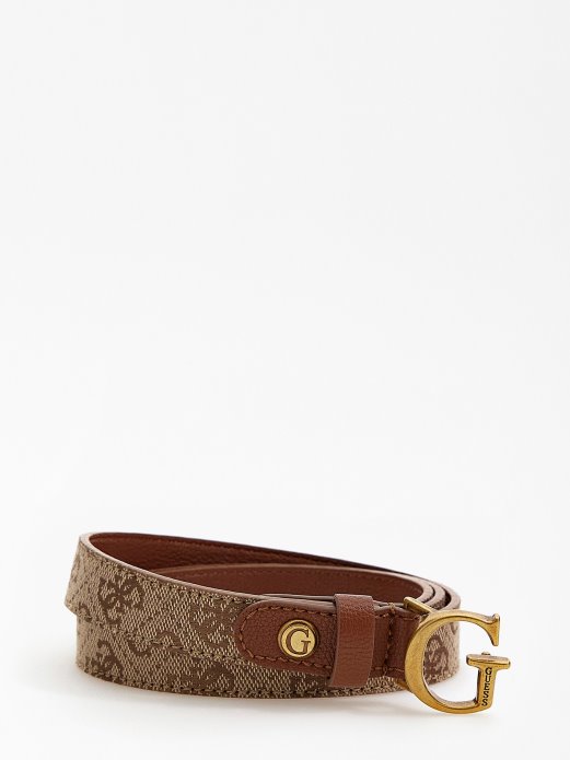 Smeđi Remen S Logotipom Aviana 4g Guess Shopping