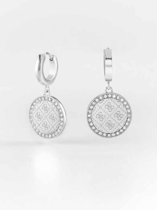 Srebrni Guess Shopping Round Harmony Earrings