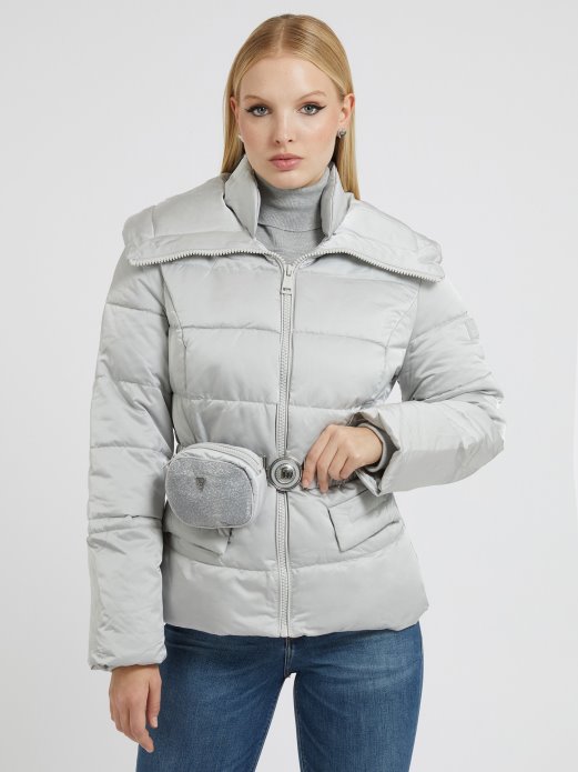 Srebrni Pojas Puffer Guess Shopping