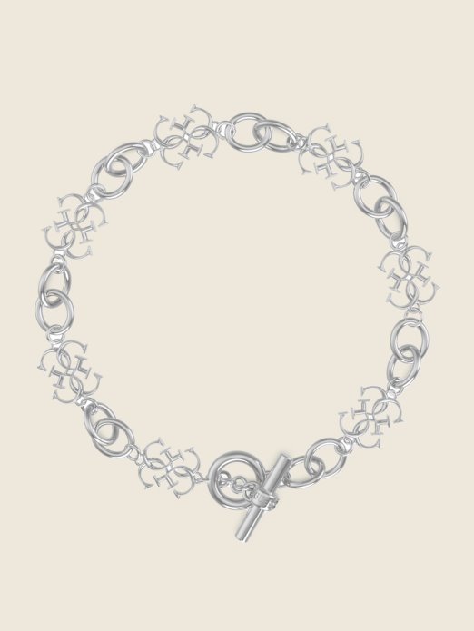 Srebrni Ton Quattro G Ogrlica Guess Shopping Silver