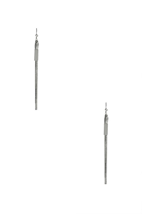 Srebrni Zmijski Lanac Linearne Naušnice Srebrne Pogodne Kupnje