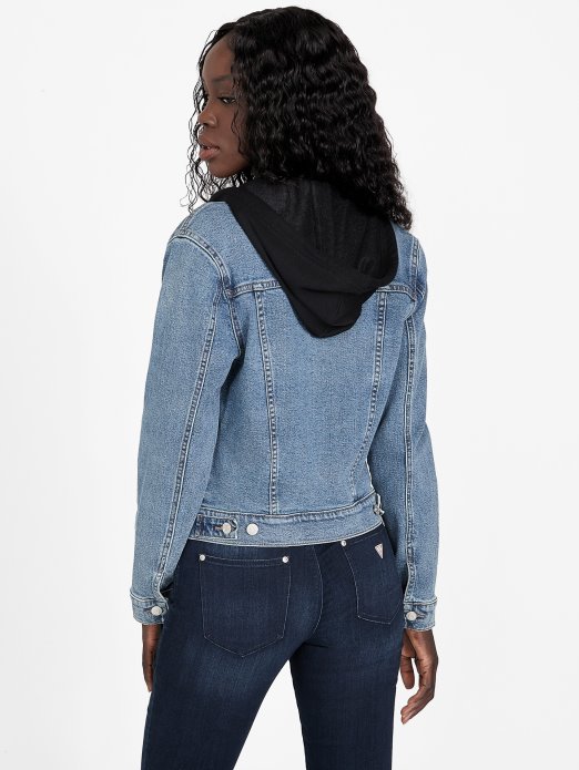 Srednje Pranje Guess Shopping Eko Stella Traper Jakna S Kapuljačom