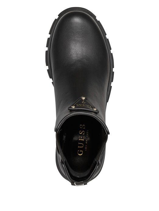 Stiže Logo Lug Chelsea čizme Guess Shopping Black1