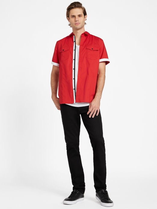 Sveučilišna Crvena Guess Shopping Sancho Košulja