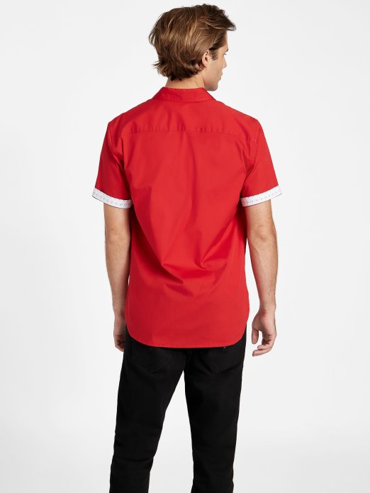 Sveučilišna Crvena Guess Shopping Sancho Košulja