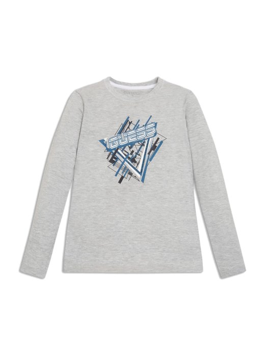 Svijetlo Vrijesko Siva Guess Shopping Logo Majica Dugih Rukava (7-14)