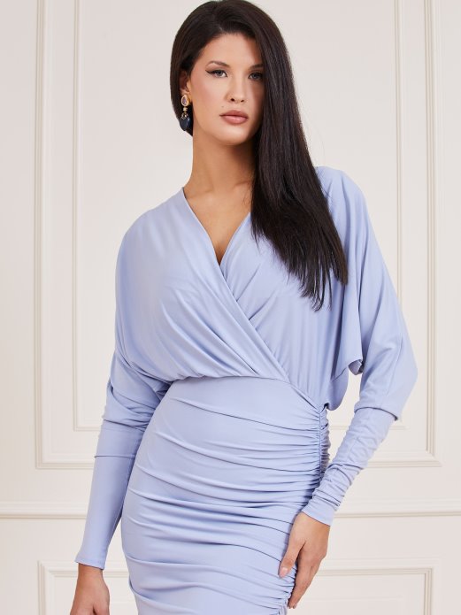 Svijetloplava Marciano Draped Haljina Guess Shopping