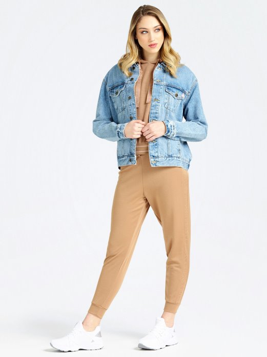 Svijetloplava Traper Jakna S Prednjim Džepovima Guess Shopping