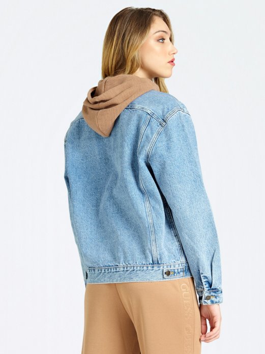 Svijetloplava Traper Jakna S Prednjim Džepovima Guess Shopping