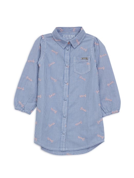 Svijetloplave Pruge Guess Shopping Poplin Haljina (2-7)