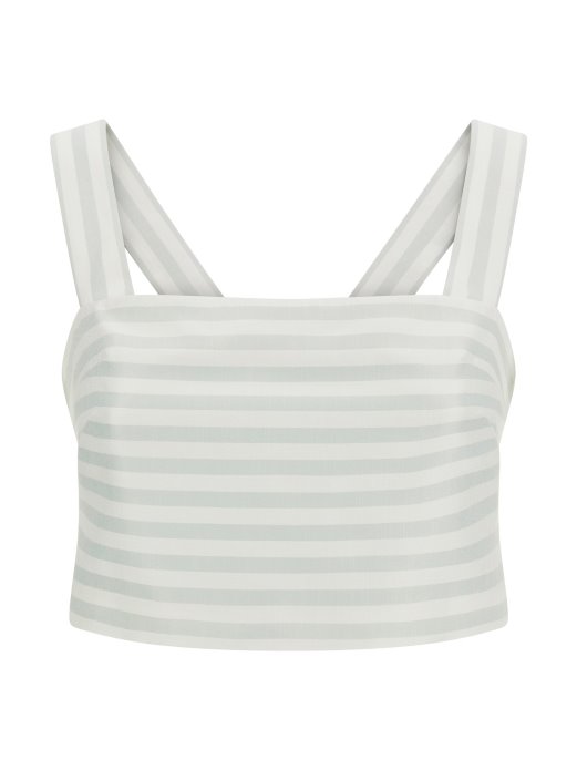 Svijetloplavi Guess Shopping Marciano Prugasti Top