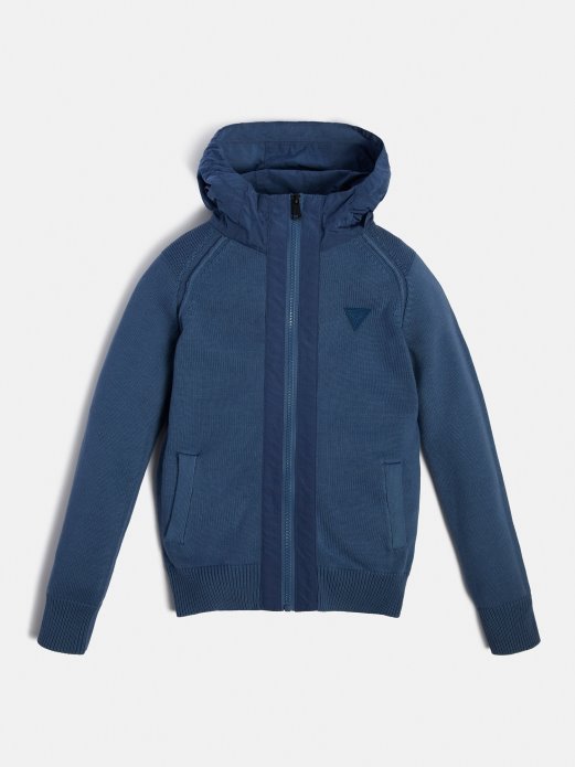 Svijetloplavi Guess Shopping Pulover S Kapuljačom