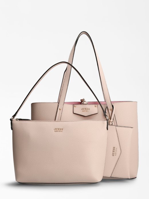 Svijetloružičasta Guess Shopping Brenton Shopper Torbica