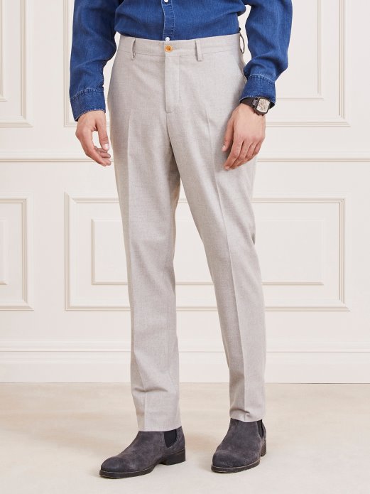 Svijetlosive Guess Shopping Marciano Hlače Regular Fit