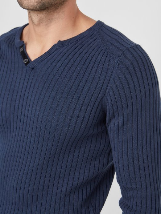 Svilena Plava Guess Shopping Sean Majica S Prorezom