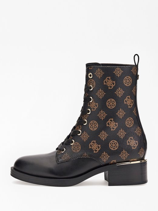 Taelin 4g Božur Logo Borbene čizme Smeđe Guess Shopping