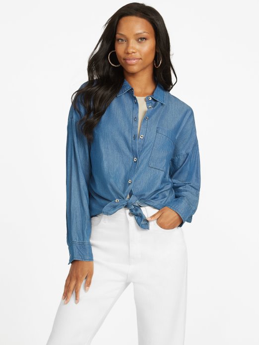 Tai Prevelika Košulja Guess Shopping Indigo