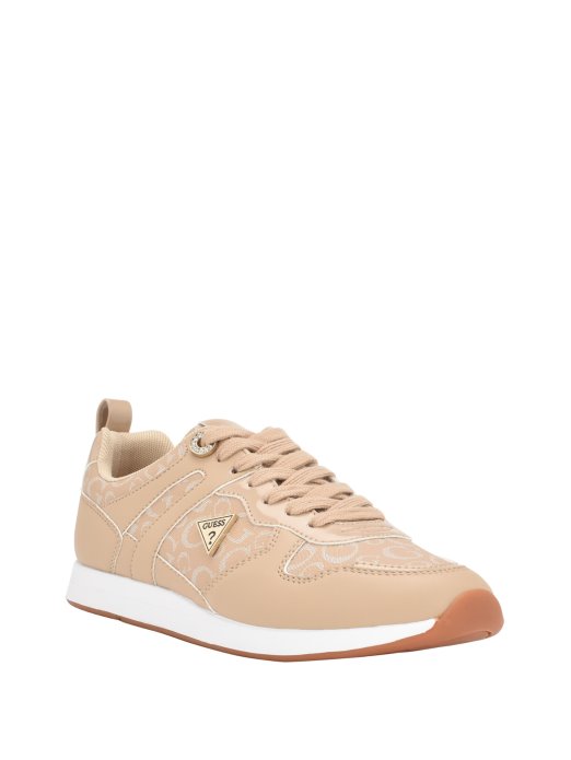 Taupe Guess Shopping Jolies Tenisice S Logotipom