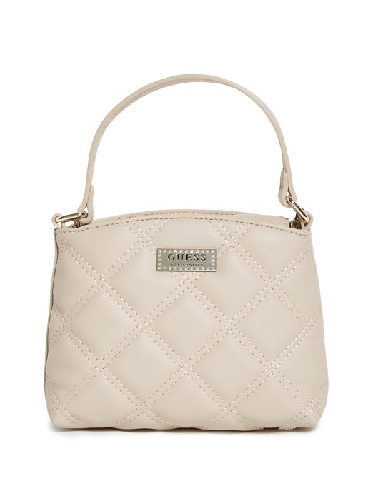 Taupe Guess Shopping Nina Mini Torba