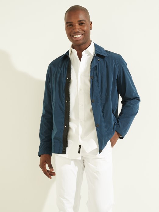 Tech Jakna Guess Shopping Svilena Plava