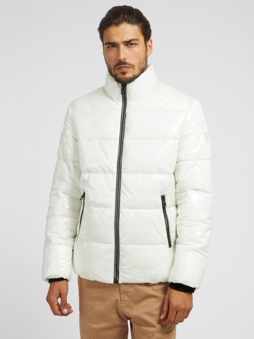Tekući Efekt Puffer Siva Guess Shopping