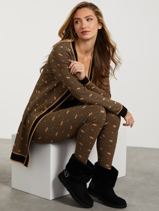 Toasted Taupe Multi Guess Shopping Eco Cachet Džemper Tajice