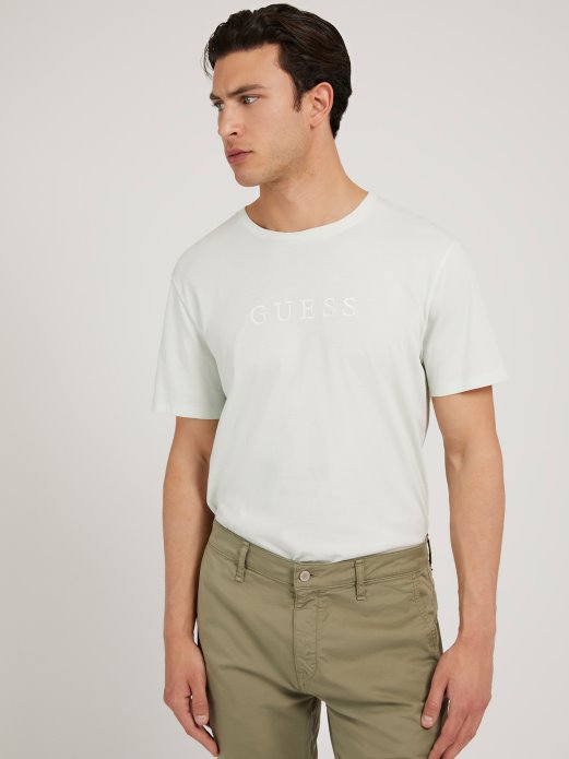 Ton-na-ton Majica S Logotipom Guess Shopping Plava