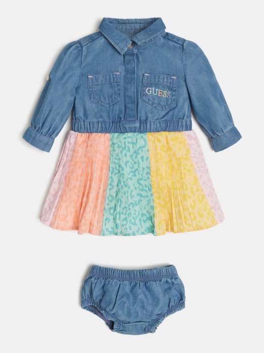 Traper Haljina I Gaćice Guess Shopping Plava Multi