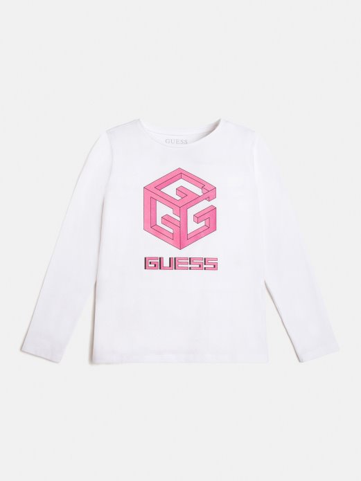 Trend Bijela Prednja Majica S Logom Guess Shopping