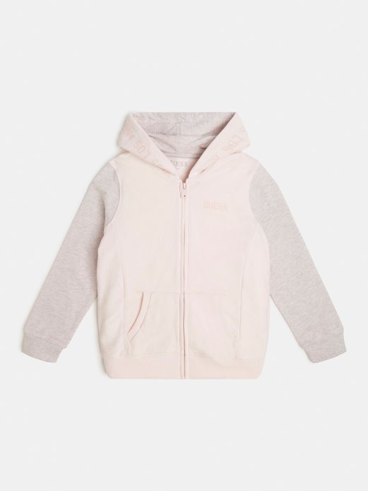 Trenirka Od Mješavine Pamuka Guess Shopping Ružičasta