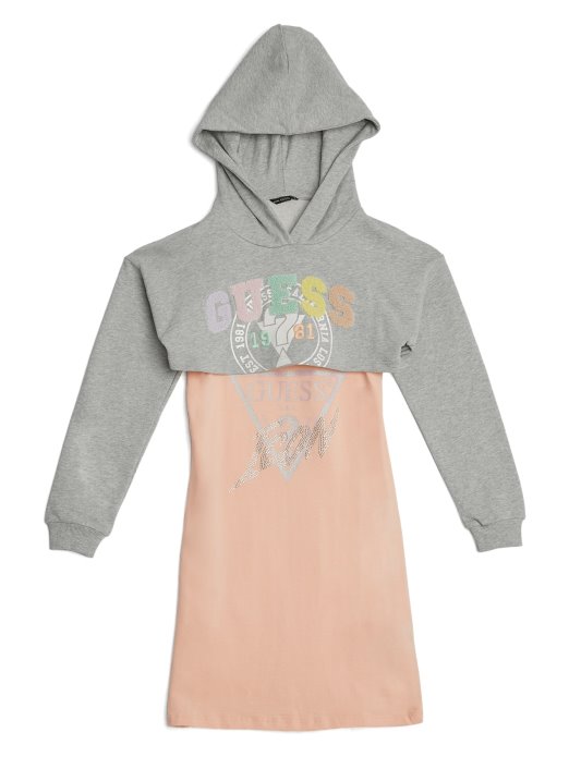 Trenirka S Logom I Komplet Haljina (7-14) Svijetli Kamen Vrijesak Guess Shopping