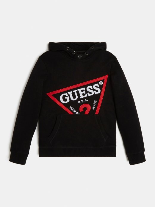 Trenirka S Prednjim Logotipom Crna Guess Shopping Novi Trend