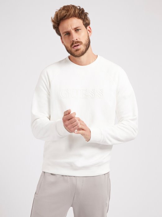 Trenirka S Prednjim Logotipom Guess Shopping Bijeli Trend