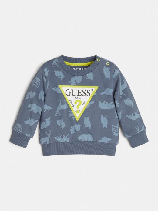 Trenirka S Printom Preko Cijelog Plava Multi Guess Shopping