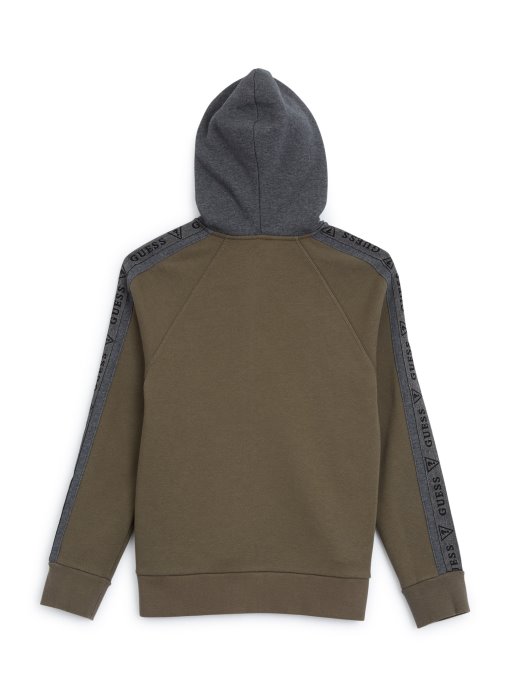 Trent Majica S Kapuljačom Na Patentni Zatvarač (7-16) Maslinasta Guess Kupnja