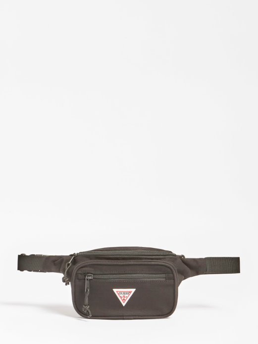 Trokutasti Logo Torba Za Pojas Guess Shopping Crna