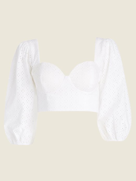 True White Guess Shopping Nelia Vrh S Ušicama