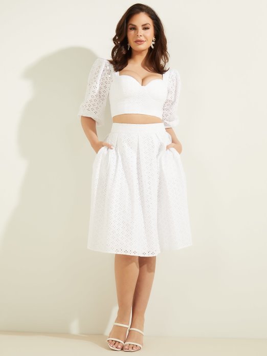 True White Guess Shopping Nelia Vrh S Ušicama