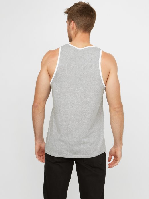 True White Multi Guess Shopping Roy Marled Tank