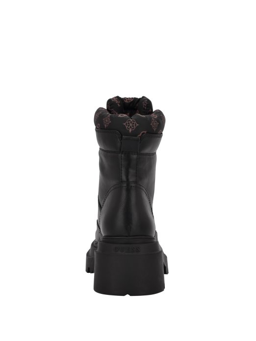 Vaney Logo Moto čizme Guess Shopping Crne 001