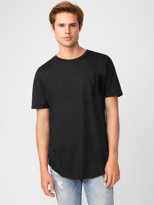 Vantor Longline Tee Guess Shopping Jet Black