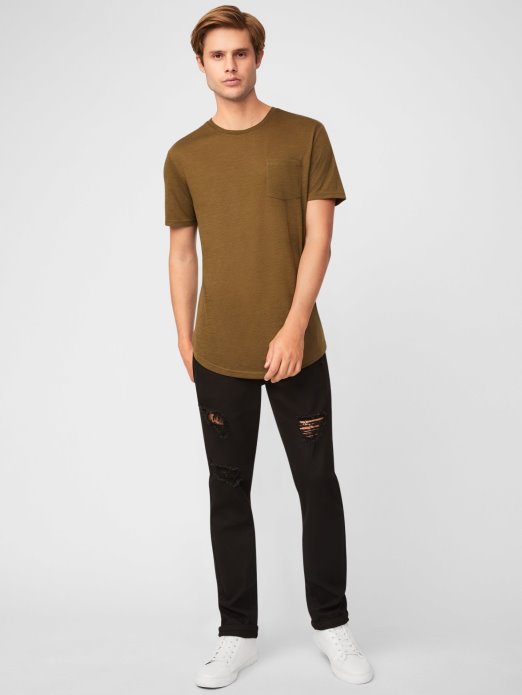 Vantor Longline Tee Guess Shopping Travertin